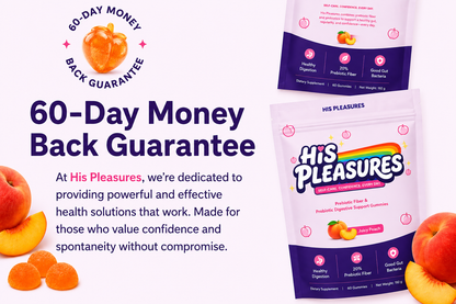 His Pleasures™ Sugar-Free Pre+Probiotic Fiber Gummies